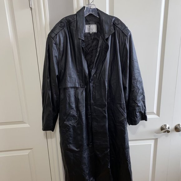 David 2 Mens Leather Jacket from Florence Italy Size 54